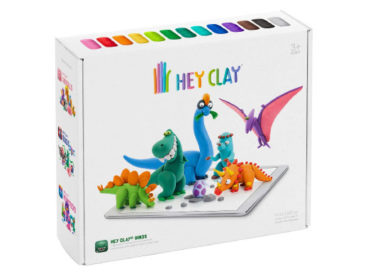 Zestaw masy plastycznej Hey Clay Dinozaury