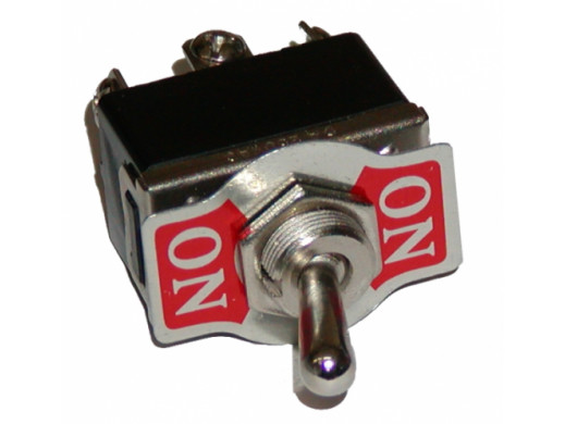 Przełącznik hebelkowy 2 pozycje 6 pin on-on KN3-202 6A 250V mocowanie na śrubki