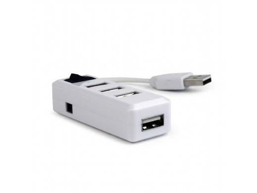 Hub USB 4 porty UHB-U2P4-21 biały z wyłącznikiem Gembird