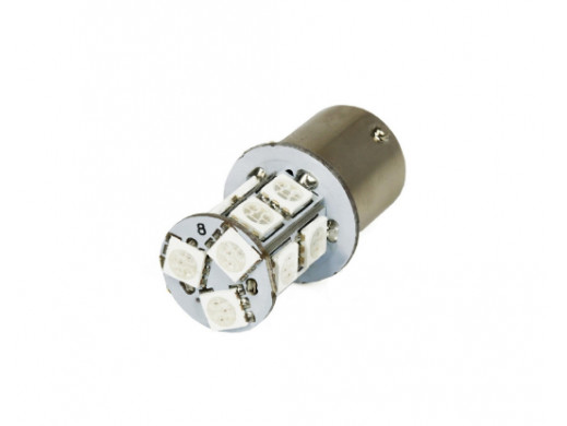 Żarówka LED BA15 T18-05 13LED5050 zimny biały 24V