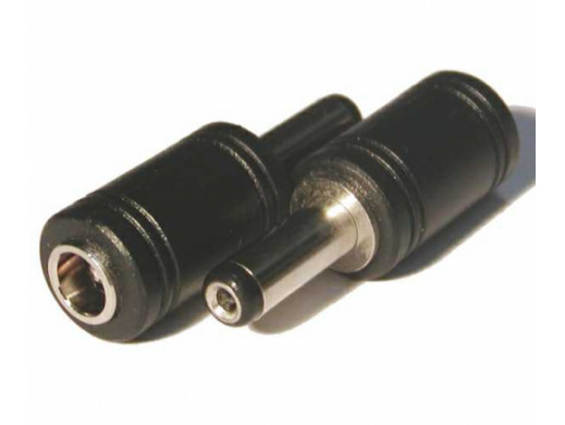 Adapter DC wtyk 2,1/5,5 - gniazdo 2,5mm/5,5mm