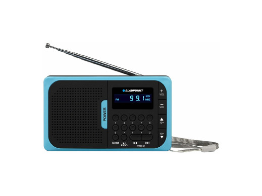 Przenośne radio FM z odtwarzaniem USB/SD Blaupunkt PR5BL
