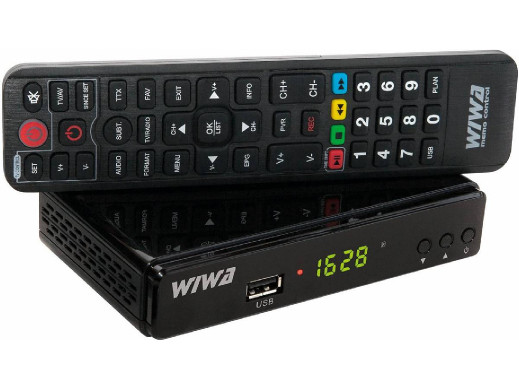 Tuner DVB-T/T2 memo H.265 Wiwa
