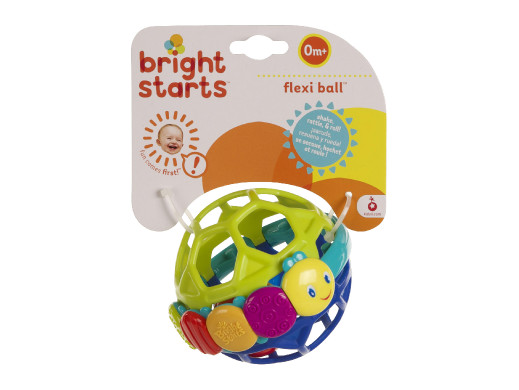 Kolorowa piłka z grzechotką Bright Starts