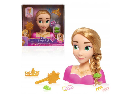Just Play Disney głowa do stylizacji Disney Princess Roszpunka