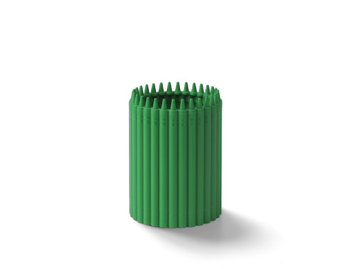 Pojemnik na długopisy Crayola zielony