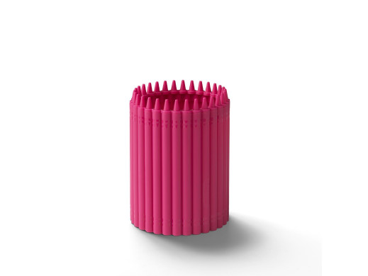 Pojemnik na długopisy Crayola różowy