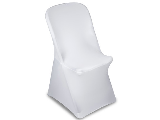 Pokrowiec na krzesło cateringowe biały GreenBlue, 88x50x45cm, Spandex, GB374