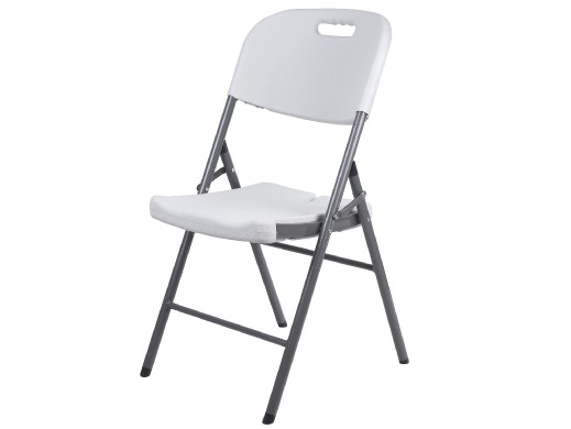 Składane krzesło cateringowe/ogrodowe/bankietowe/weselne GreenBlue, max. 250kg, białe, mocne, 88x50x45cm, GB375
