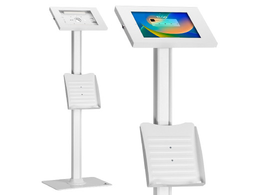 Stoajk uchwyt reklamowy do tabletu Maclean,podłogowy z blokadą, 9.7"-11", iPad/iPad Air/iPad Pro, Samsung Galaxy Tab A/Tab A7/Ta