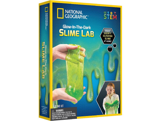 Zestaw National Geographic - Świecąca masa slime (Glow-in-the-Dark Slime Lab)