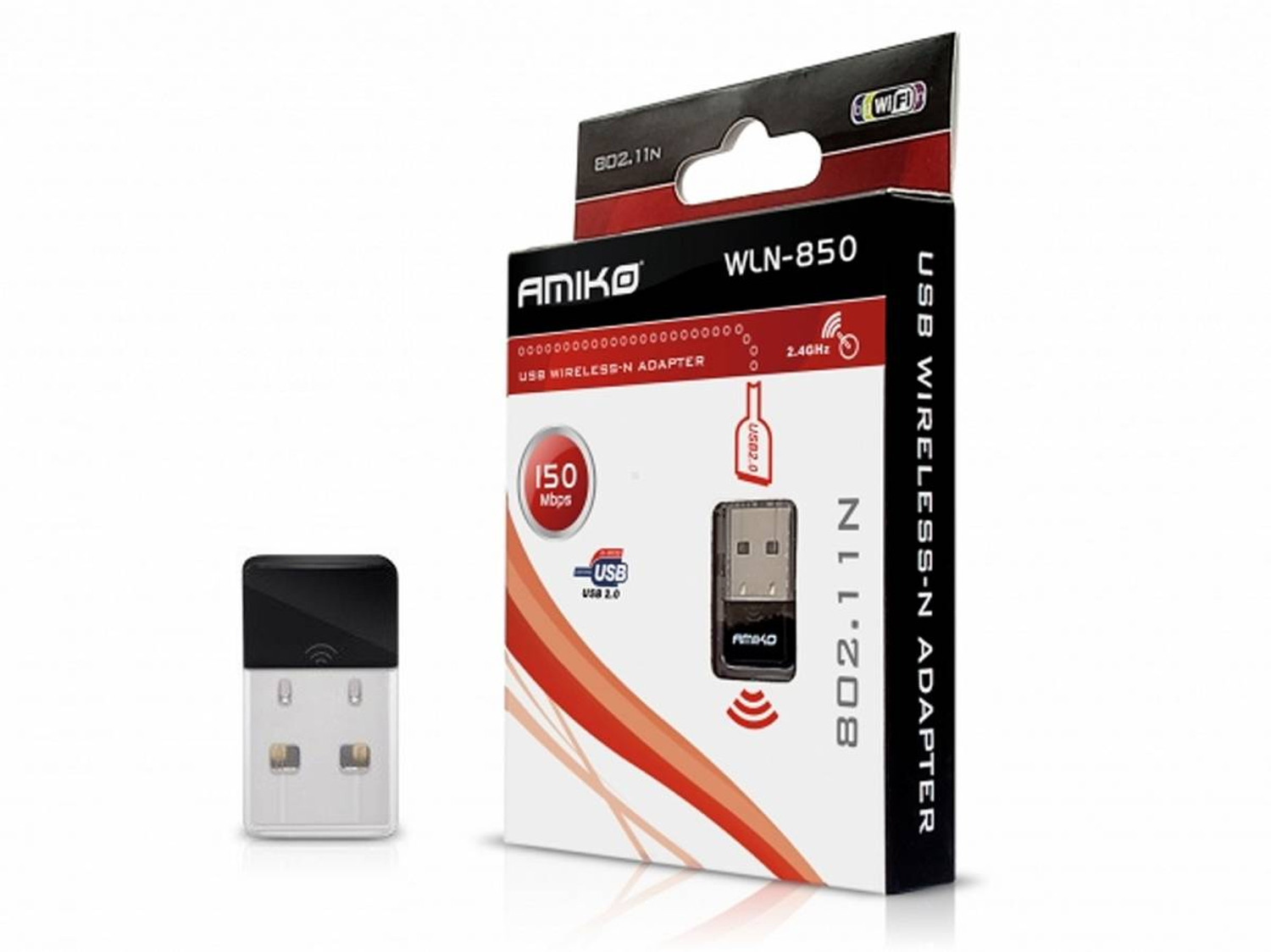 Dongle USB WiFi Para Deco Adaptador WiFi USB Amiko Mini Combo - Compatible Con SHD 8900, Alien 2 Y Más, WLN-880 Receptor WiFi Revez W600
