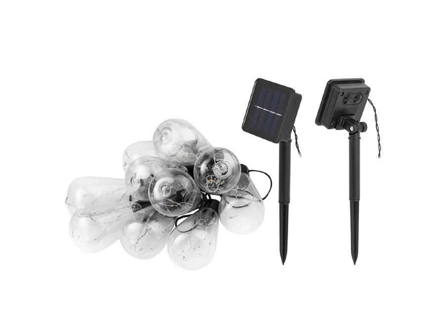 Girlanda ogrodowa solarna TRACER 100 LED 10 żarówek