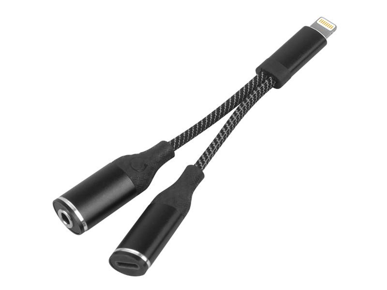 Adapter Iphone wtykgniazdo ładowanie + gniazdo jack 3,5mm SX05