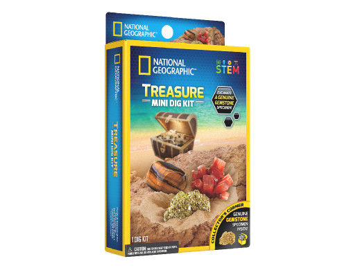 Zestaw National Geographic - Skrzynia ze skarbami (Impulse Treasure Mini Dig Kit)