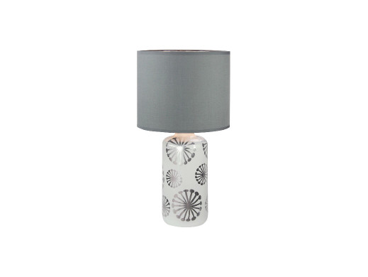 Lampa stołowa Ginger table E27 1X MAX 60W silver/gray