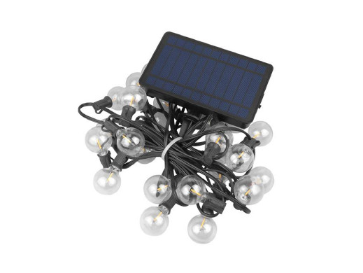 Girlanda solarna ML43 zewnętrzna 25 LED 7,5m 2700k ciepłe USB
