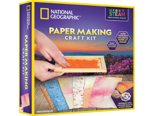 Zestaw National Geographic - Zestaw dorobienia papieru (Paper Making Craft Kit)