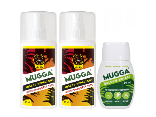 Zestaw 2x spray 50% + balsam Mugga