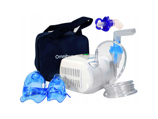 Inhalator kompresorowy Omnibus BR-CN116 biały + smoczek