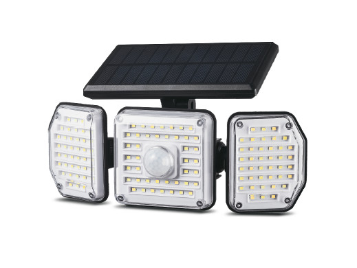 Solarna lampa LED z czujnikiem ruchu Maclean IP65, 4W, 320lm, 4000K, Li-ion 1200 mAh, 3 tryby pracy MCE615