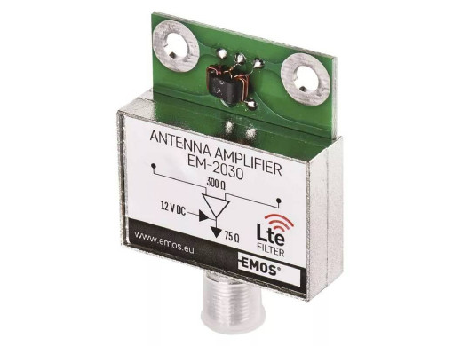 Wzmacniacz antenowy EM-2030 30db ekranowany Emos