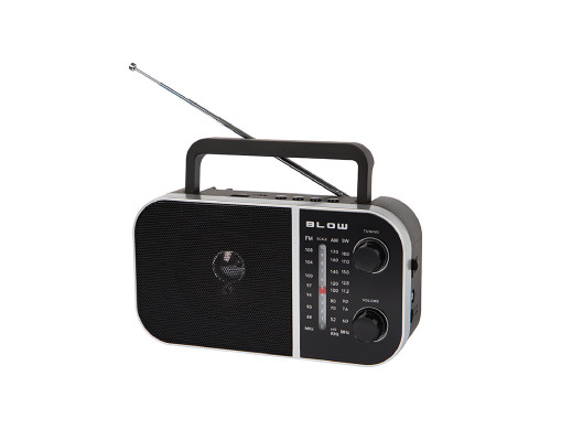 Radio przenośne analogowe AM/FM RA6 zasilanie bateryjne i sieciowe Blow