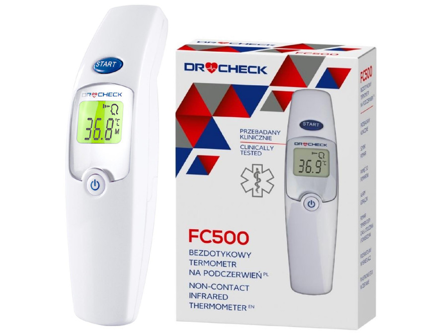 Termometr bezkontaktowy DrCHECK FC500 na podczerwień 