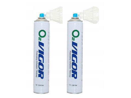 TLEN INHALACYJNY W PUSZCE 99,4% TLENOTERAPIA 2x14L