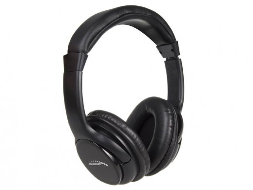 Bezprzewodowe słuchawki nauszne bluetooth V5.1 Audiocore, 200mAh, czas pracy 3-4h, czas ładowania 1-2h, AC720 B czarne POSERWISO