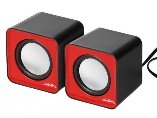 Głośniki komputerowe 6W USB Red&Black Audiocore, AC870 R POSERWISOWE
Ślady użytkownia
