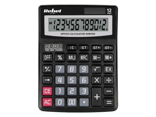 Kalkulator biurowy OC-100 kom1101 Rebel