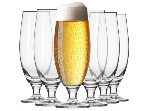 Pokale do piwa Elite 500 ml (C) Krosno Glass (komplet 6 szt.)
