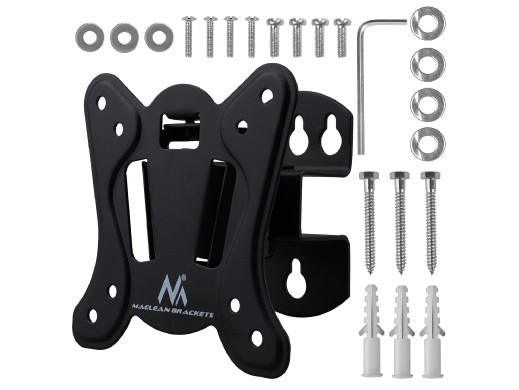 Uchwyt do telewizora lub monitora Maclean, max. VESA 100x100, 13-32", 30kg, czarny, MC-415