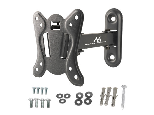 Uchwyt do telewizora lub monitora Maclean, max. VESA 100x100, 13-32", 30kg, czarny, MC-416