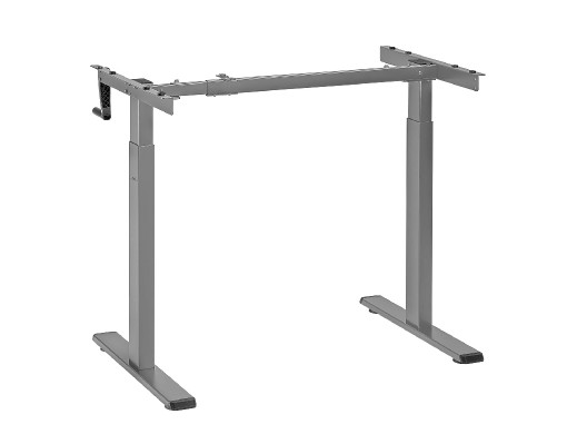 Biurko Maclean, ręczna regulacja wysokości, bez blatu, do pracy stojąco siedzącej, max 60 kg, max wys 120cm, MC-790NG