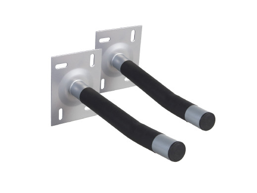 Komplet 2 uchwytów ściennych  Maclean, na opony, koła, drabinę, rower, stalowy, max. obciążenie 100kg/1 uchwyt, MC-438