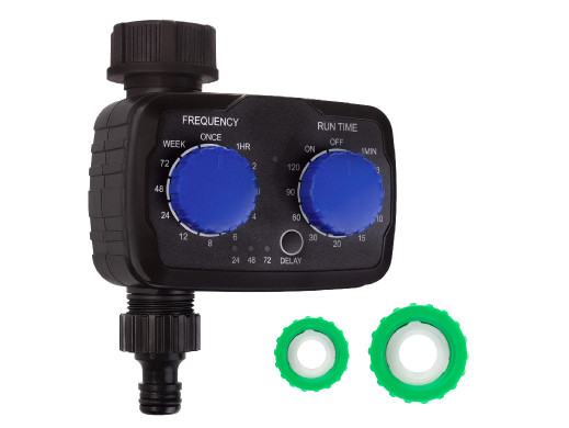 Elektroniczny sterownik nawadniania GreenBlue, programator, zasilanie 2x 1,5V AA, GB391