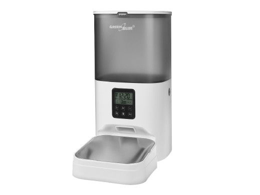 Automatyczny dozownik / podajnik karmy dla zwierząt GreenBlue, 6L, USB 5V1A,  GB393