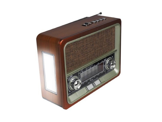 Radio przenośne z solarem NETTA Retro, LTC 103UBT FM/AM/SW USB Bluetooth LXLTC103UBT