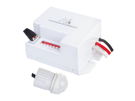 Czujnik ruchu PIR Maclean, z zewnetrznym sensorem,12-24V DC, 360°, MCE32 V