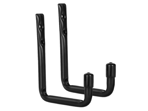 Komplet 2 uchwytów ściennych  Maclean, na opony, koła, drabinę, rower, stalowy, max. obciążenie 22kg/uchwyt, MC-488