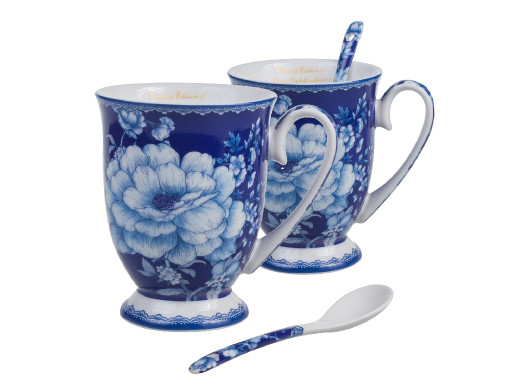 Zestaw Luksusowej Porcelany z Artystycznym Wzorem