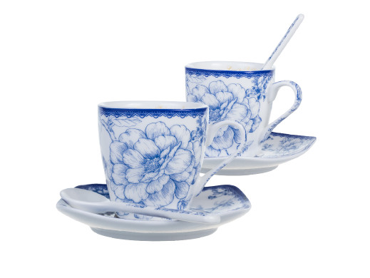 Luksusowy zestaw porcelany inspirowany sztuką 