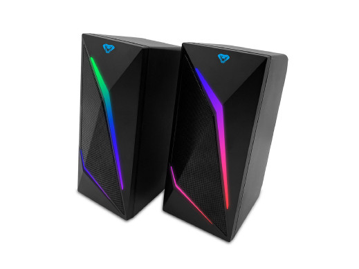 COBRA PRO URION 2.0 - Gamingowe głośniki 2.0 z line-in i Bluetooth, kolorowa iluminacja
