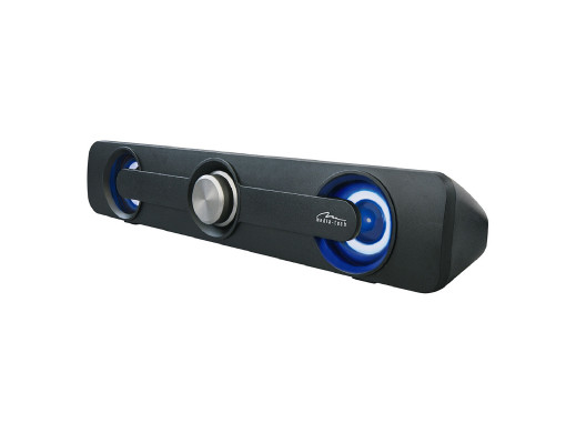 SOUNDBAR – Poziomy głośnik stereo typu soundbar, PMPO 300W, RMS 5W
