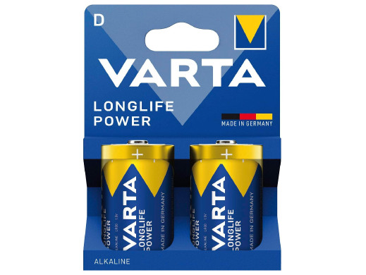 2x bateria R-20 R20 D 1,5V alkaiczne Longlife Power Varta