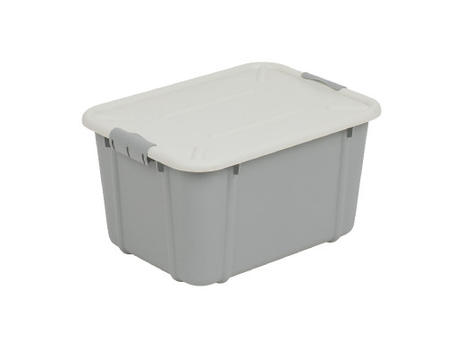 Pojemnik 16L BranQ Velur jasny szary