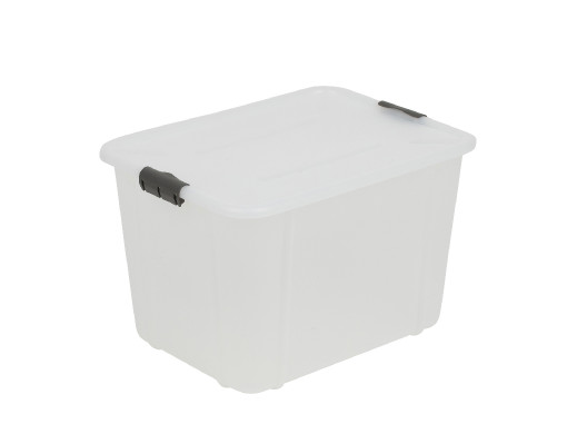 Pojemnik 30L BranQ Velur transparentny