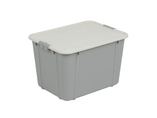 Pojemnik 30L BranQ Velur jasny szary